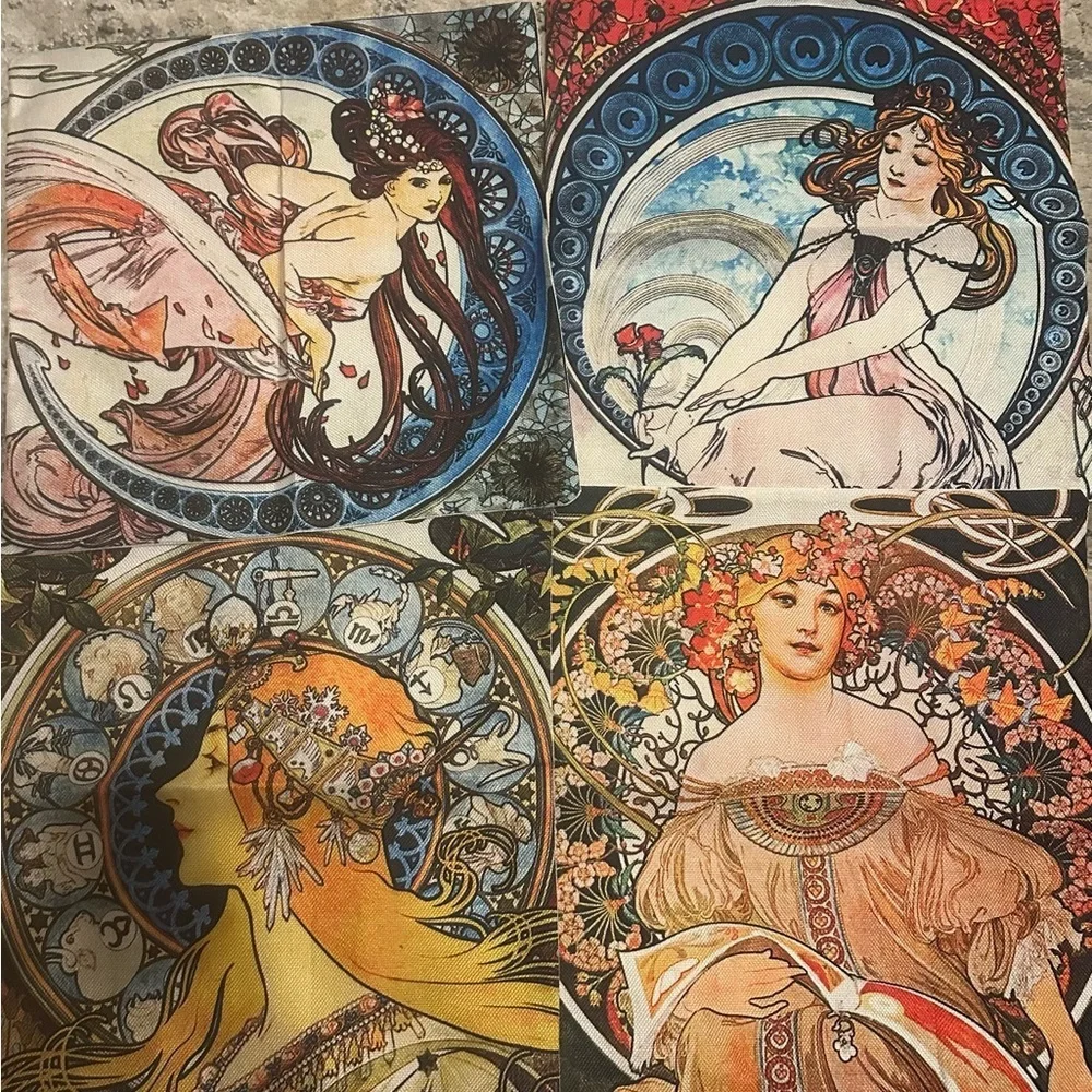 17x17 each , set of 4 Decorative throw pillow covers